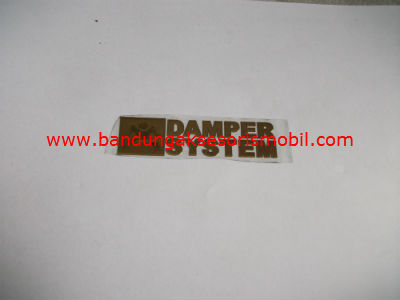 Emblem Alumunium Kecil Gold Dumper System Emblem Alumunium Kecil Gold Dumper System