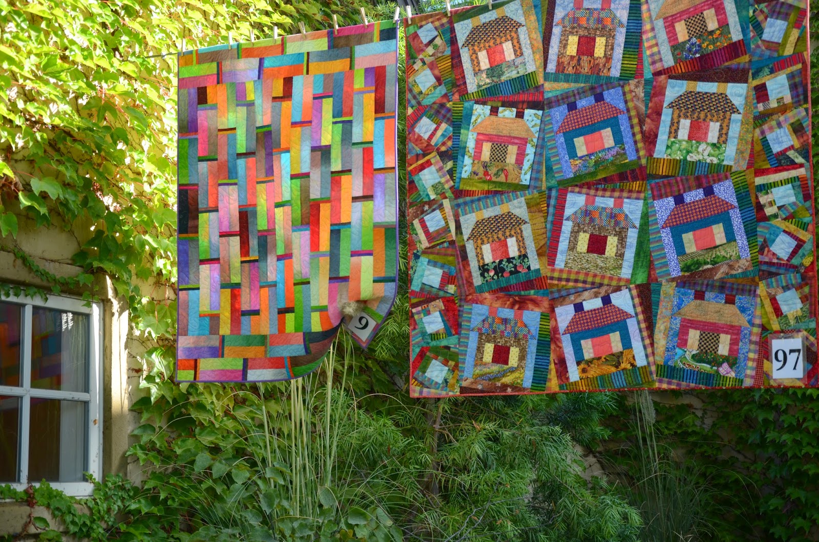 Sew'n Wild Oaks Quilting Blog Quilting in the Garden 2014