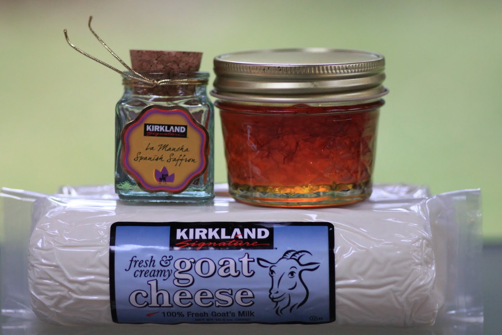 Taco Tuesday Saffron Honey and Goat Cheese Appetizer