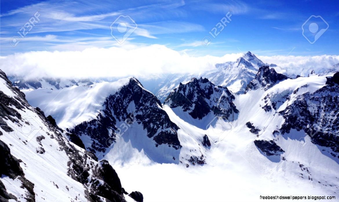 Scenery Of Valley Titlis Snow Mountains Engelberg Switzerland Scenery Of Valley Titlis Snow Mountains Engelberg Switzerland