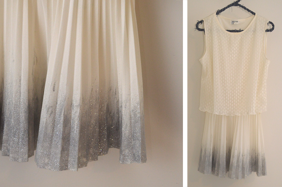 DIY Glitter Ombre Dress