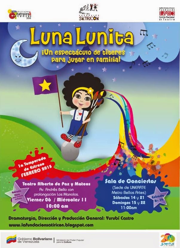 Estreno del Espectáculo para  niñas y niños "LUNA  LUNITA"