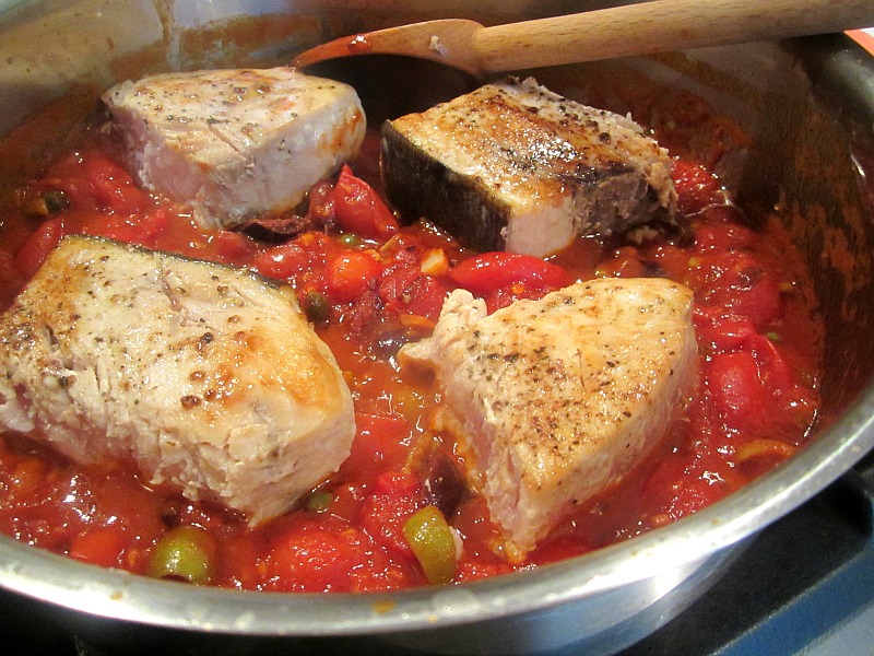 Swordfish Puttanesca