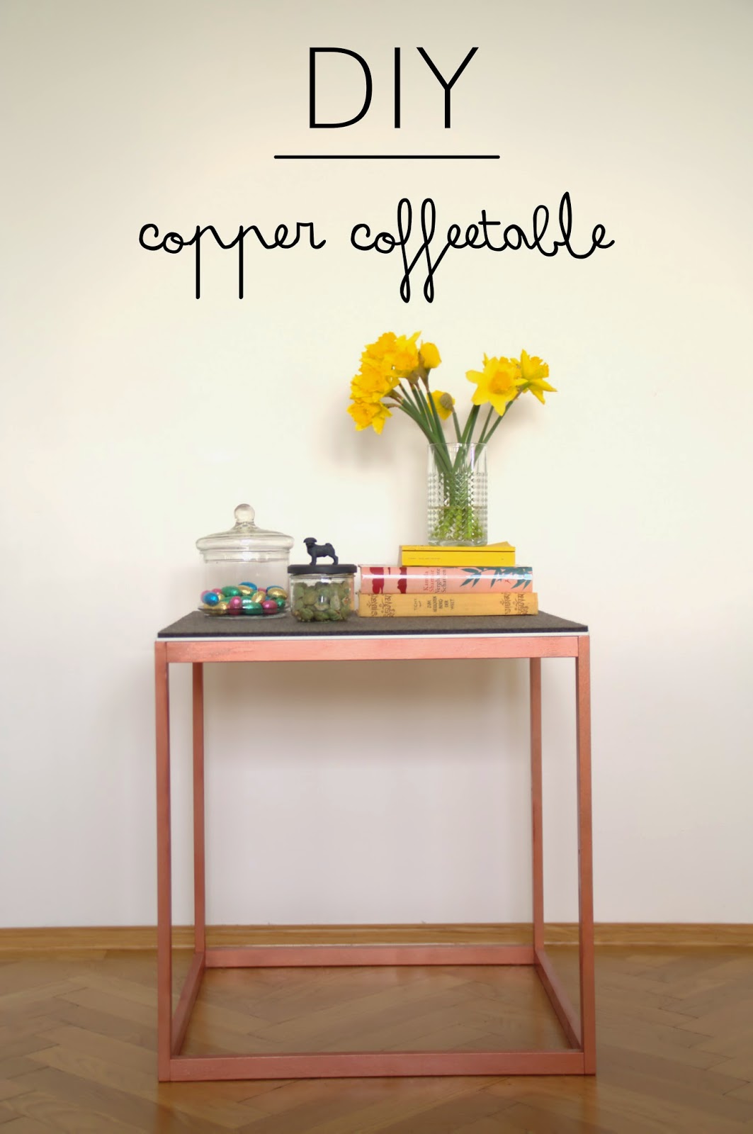 Die MeisterEderin {DIY} Copper Coffee Table Ikea Hack