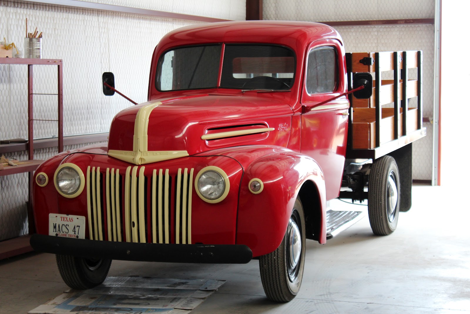 Red Ford Truck