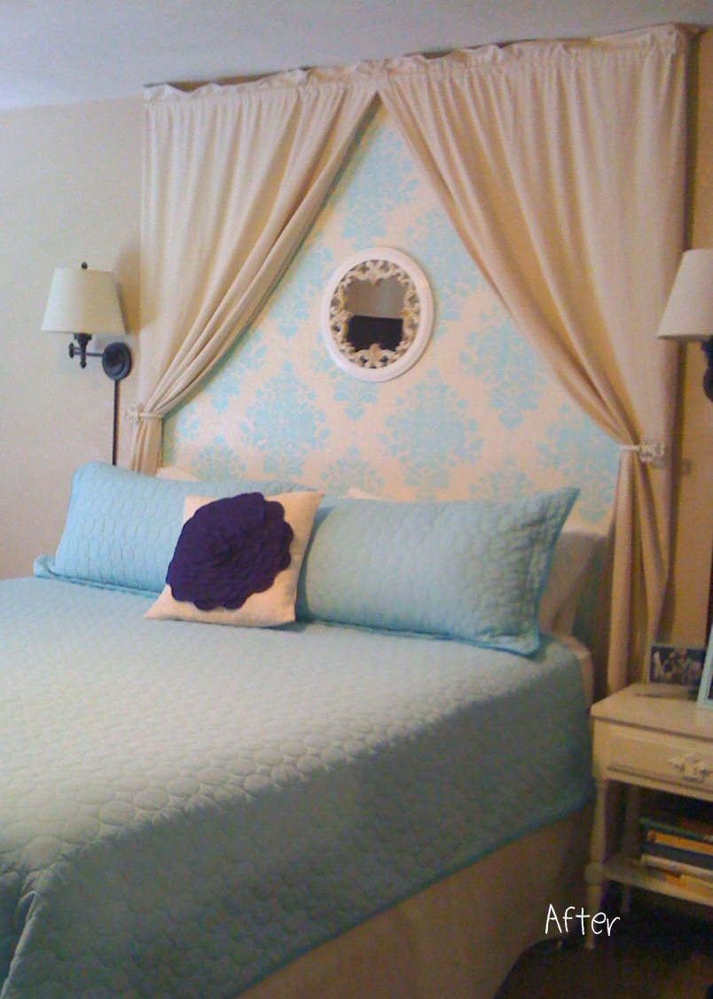 Crafty*Chic*Chaos ITS FINISHED !!!! Faux headboard before & after