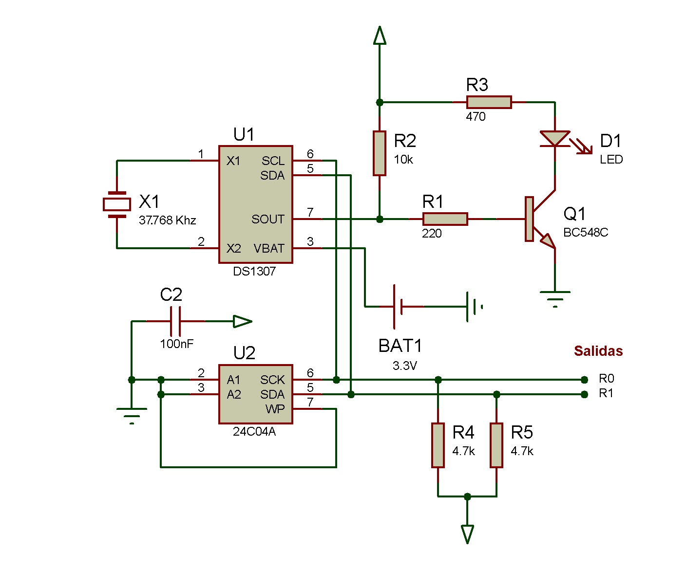 Modulo RTC Real Time Clock byboRRe