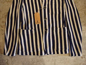 BARENA 3B Jacket-3Patch Pocket/Stripe Knit Spring/Summer 2014 SUNRISE MARKET