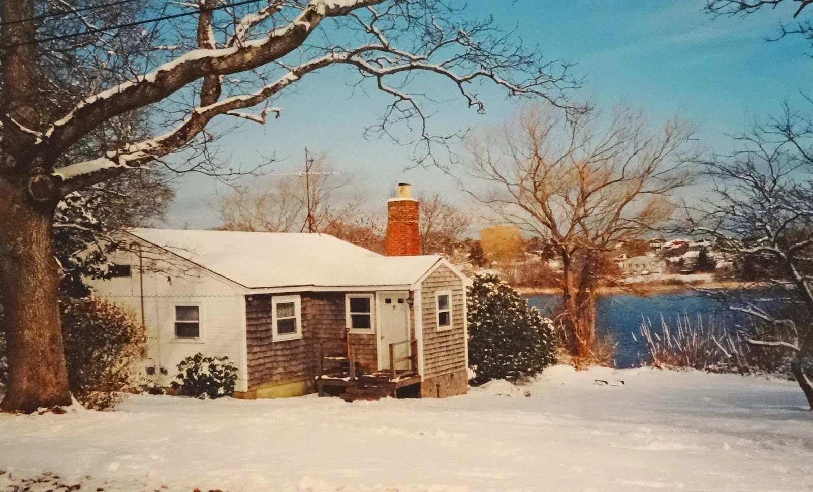 Joe's Retirement Blog Cottage Then and Now, Bartlett Pond, White