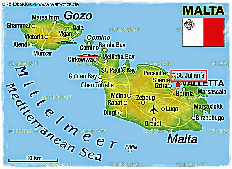 เยี่ยมชม St.Julian's(Malta) บันทึกเดินทาง Malta