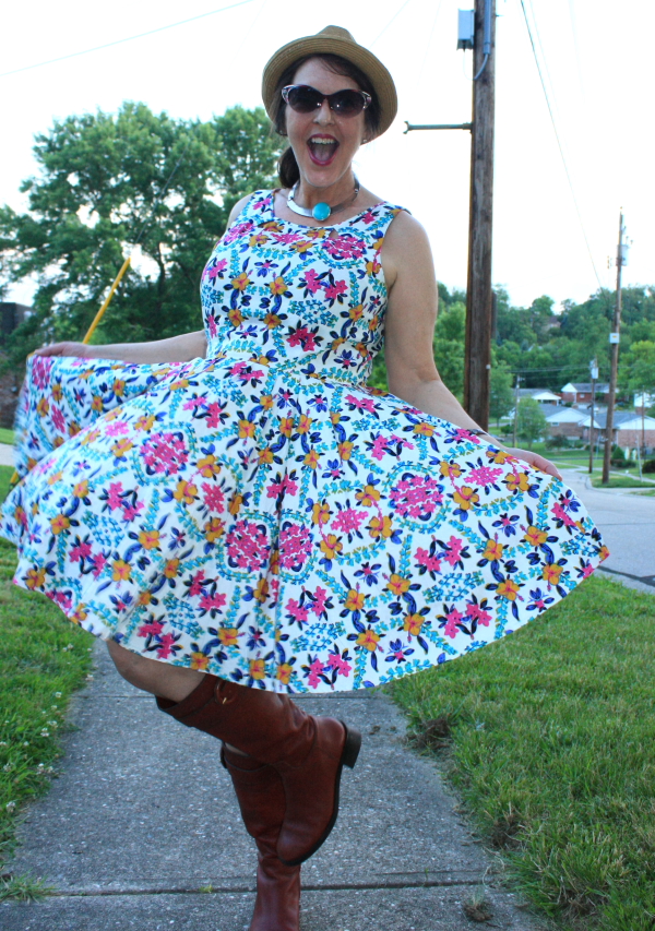 Revas Rags 2 Roses Summer in a JCPenney dress / Perfect!