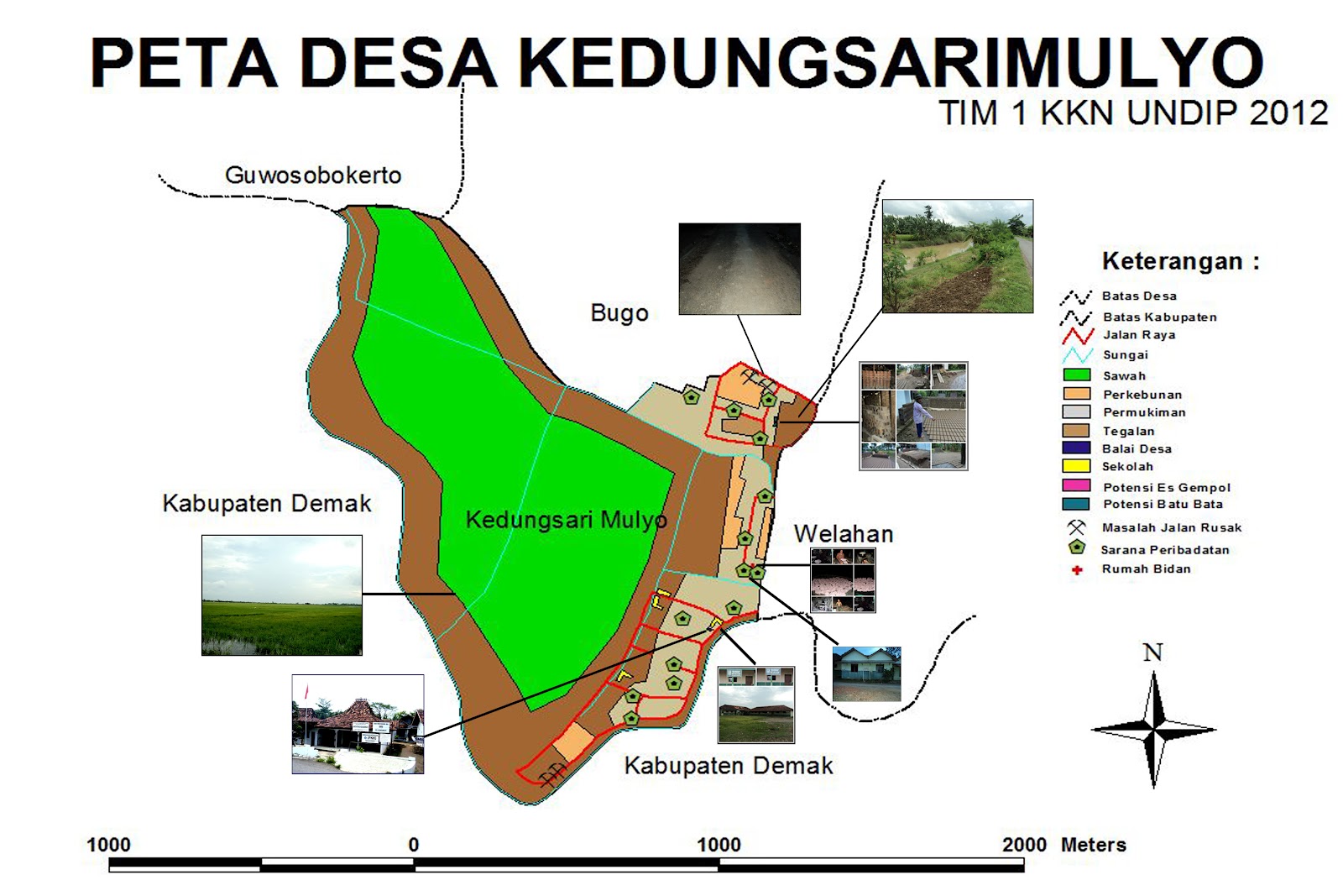 Peta Desa Kedungsarimulyo