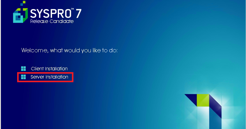 Phil Detail: How to install Syspro 7 - Server