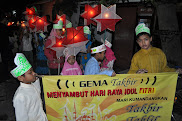 Anak-anak masjid Takbir Keliling 'Idul Fitri 2010