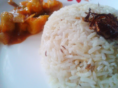 Jeera Rice / Cumin Rice - Easy Rice Recipe