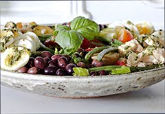 ‘Always Home:’ Deconstructed Salade Niçoise with Fresh Basil Viniagrette