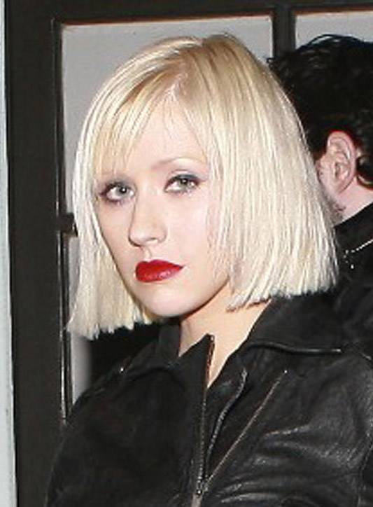 Short Hairstyles Gallery Christina Aguilera Photo Buzz Haircut