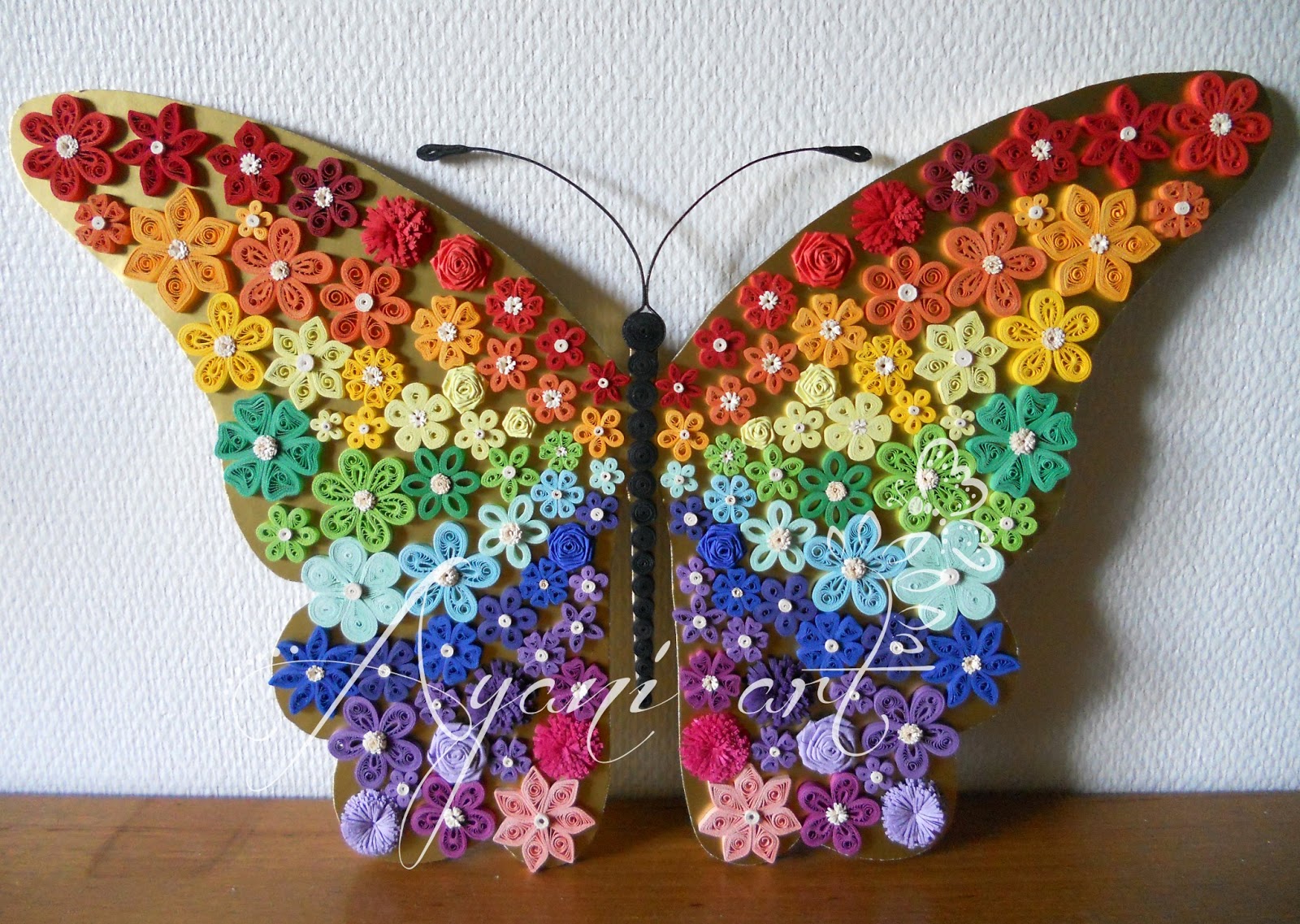 Ayani art: Rainbow Butterfly