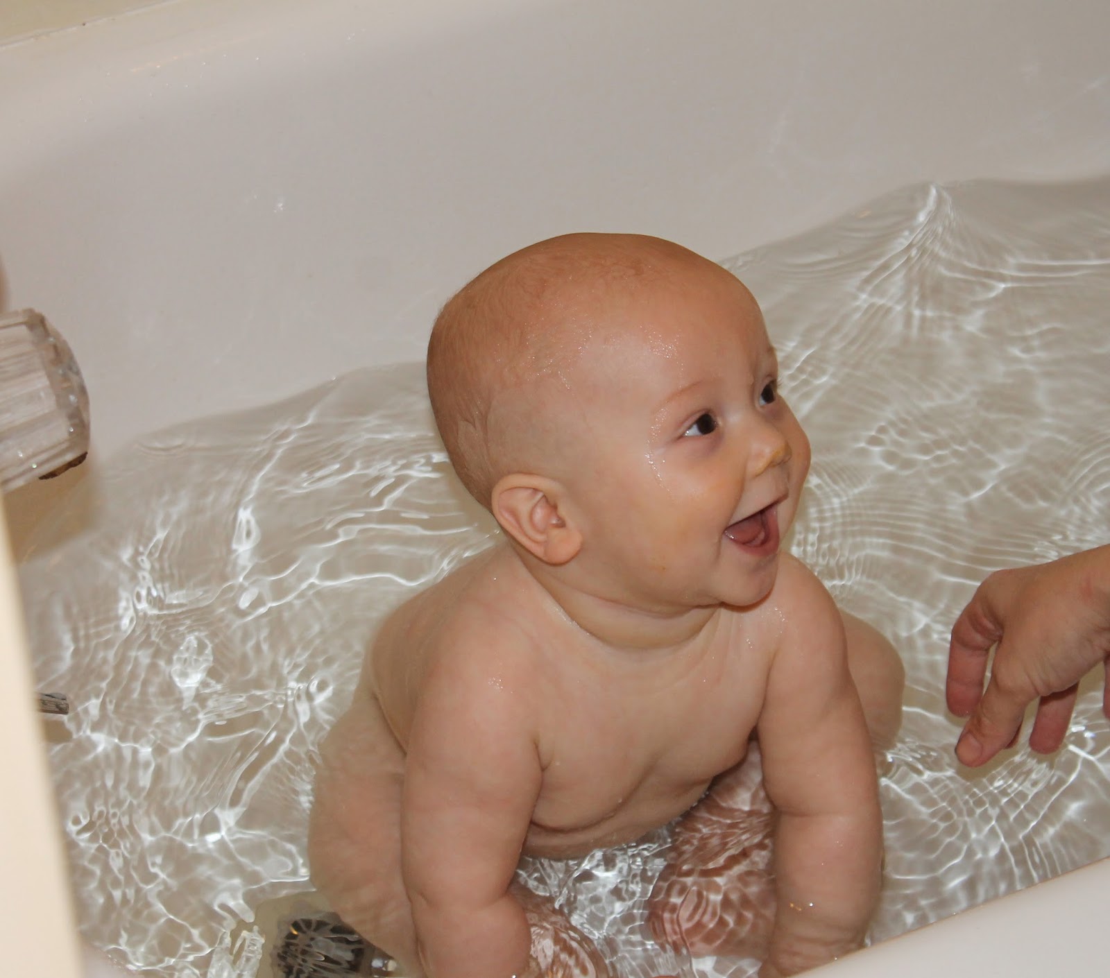 pollard family blog Big Boy Bath Time