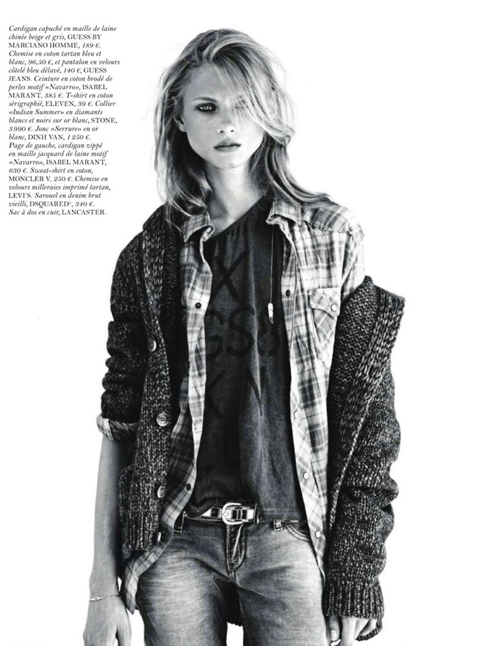 Anna Selezneva for Vogue Paris August 2011