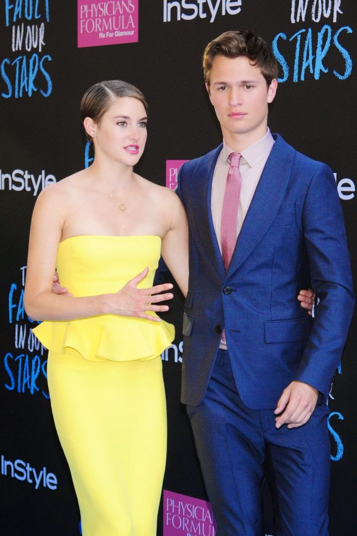 Retro Bikini: Shailene Woodley works diamond in a Peplum Gown from