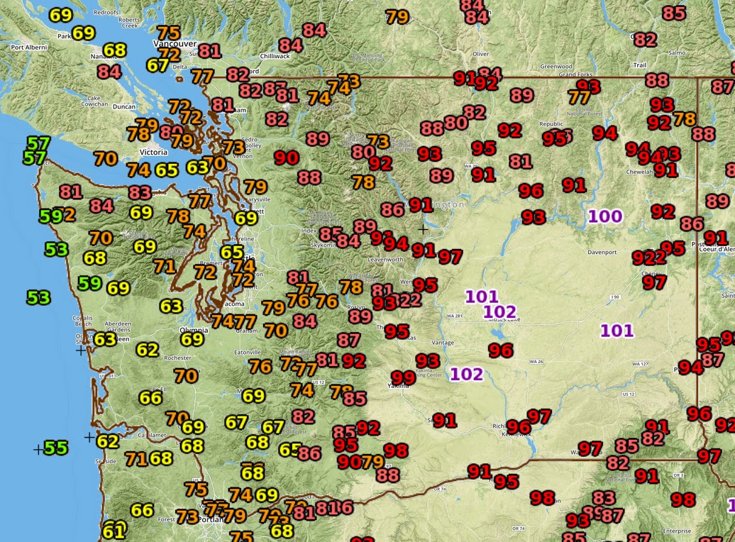 Cliff Mass Weather and Climate Blog Thunderstorms Hit Washington
