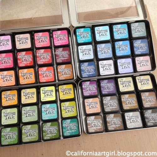 my mini distress ink collection is complete ranger dye ink color chart