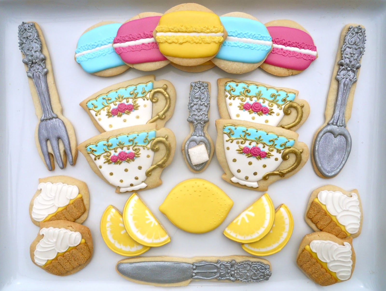 .Oh Sugar Events Tea Party Cookies