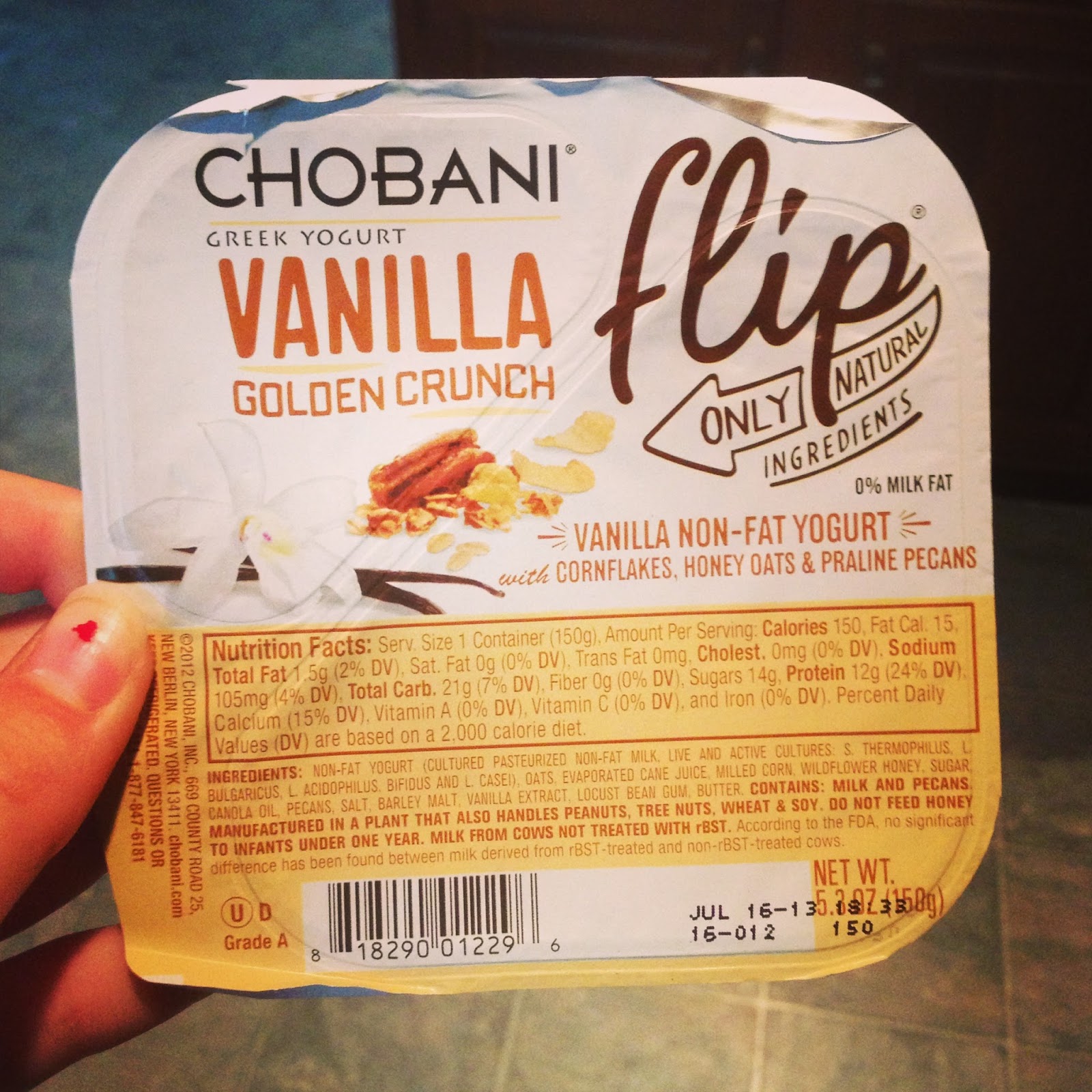 Lilly & Lemons Chobani Vanilla Flip