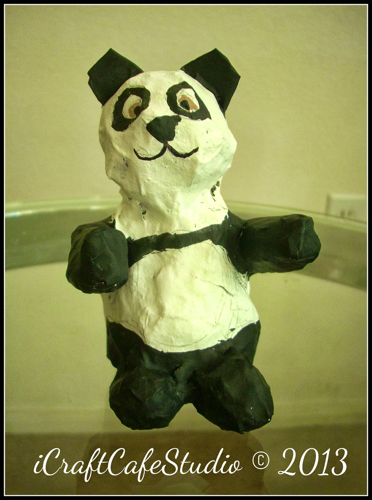 iCraftCaféStudio Papier Mâché Bears (part 2)