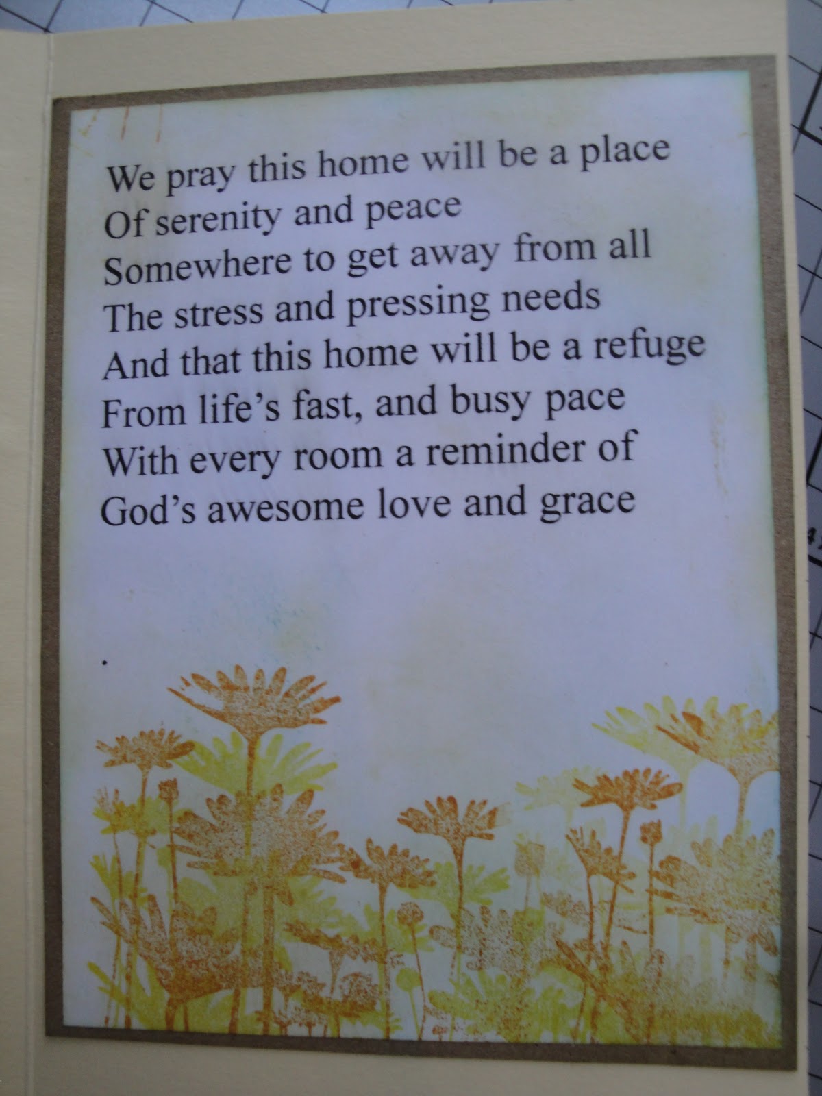 Taken Wings: Housewarming Card