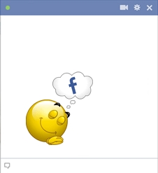 Smiley Dreaming Of Facebook