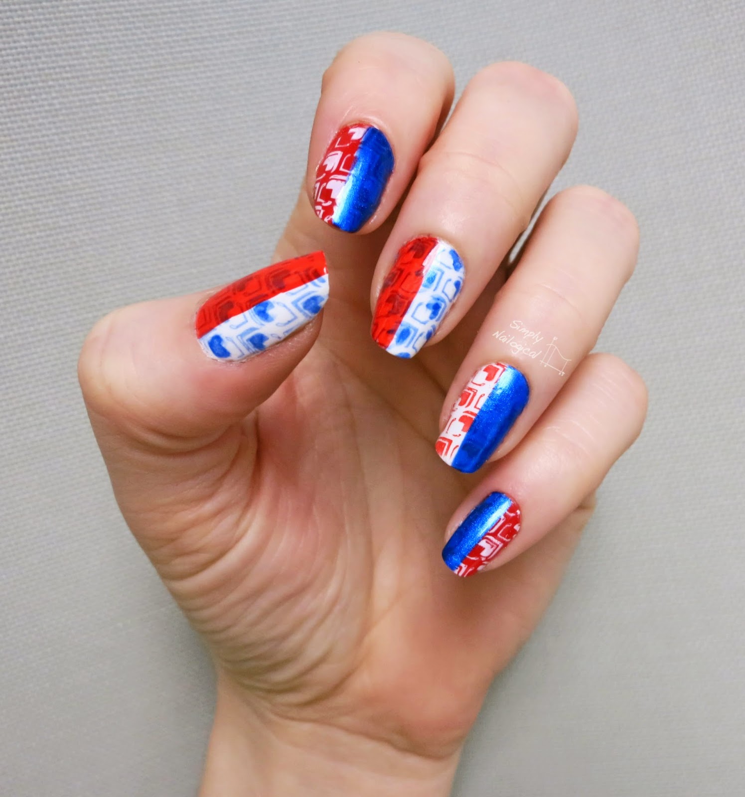 Simply Nailogical Welcome Back Mad Men And All That S Orange And Blue