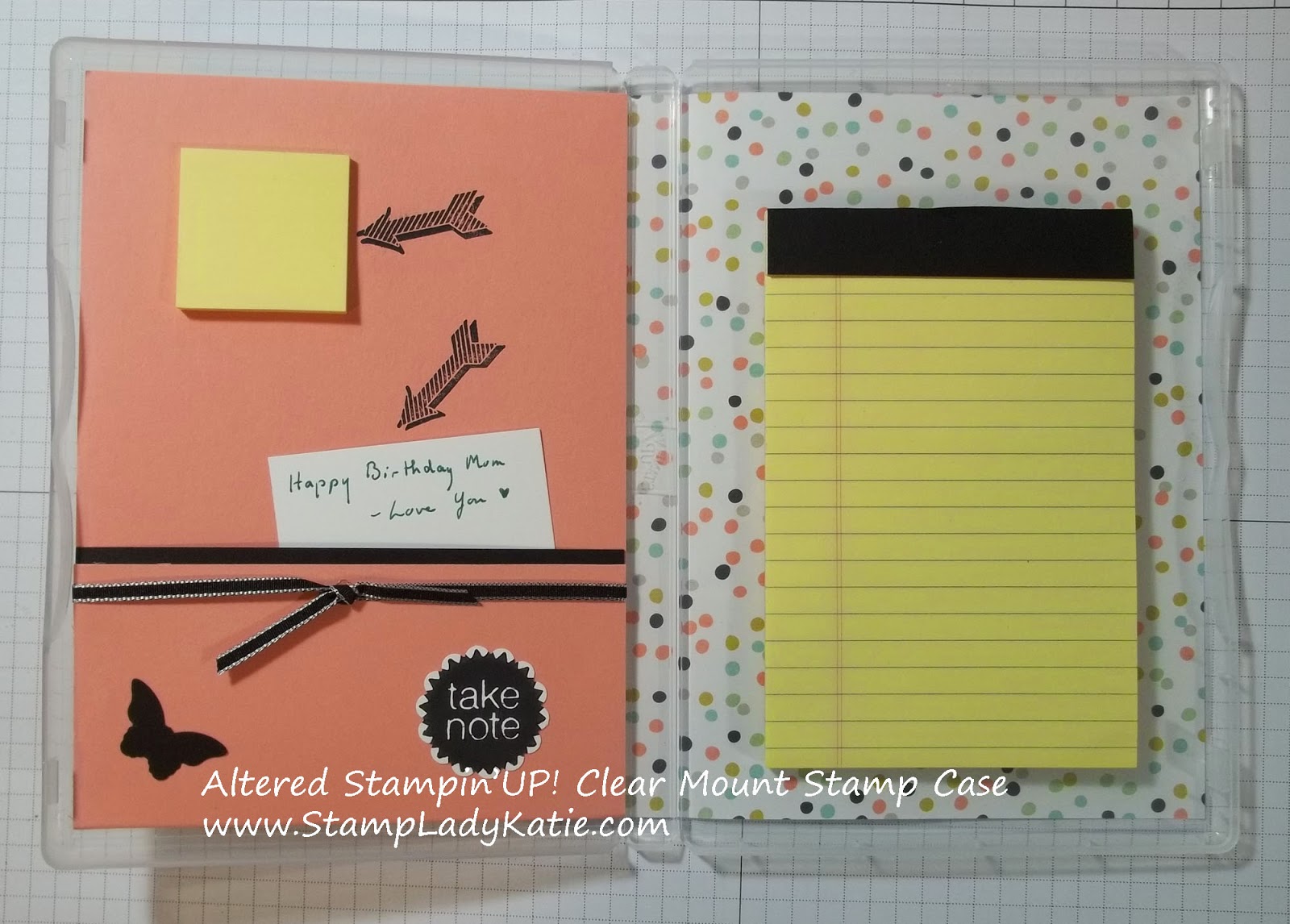 Altered Clear Mount Stamp Case