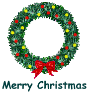 Christmas Wreaths Animated Gifs Yılbaşı Çelenkleri Animasyonlu - Renkli