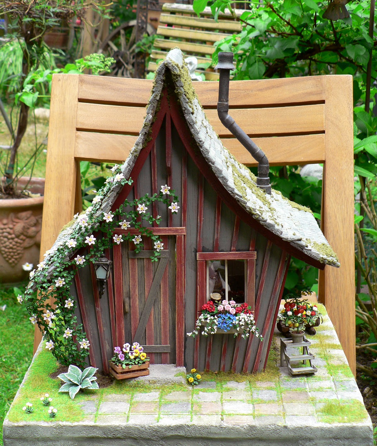 Garden of Miniatures Garden shed