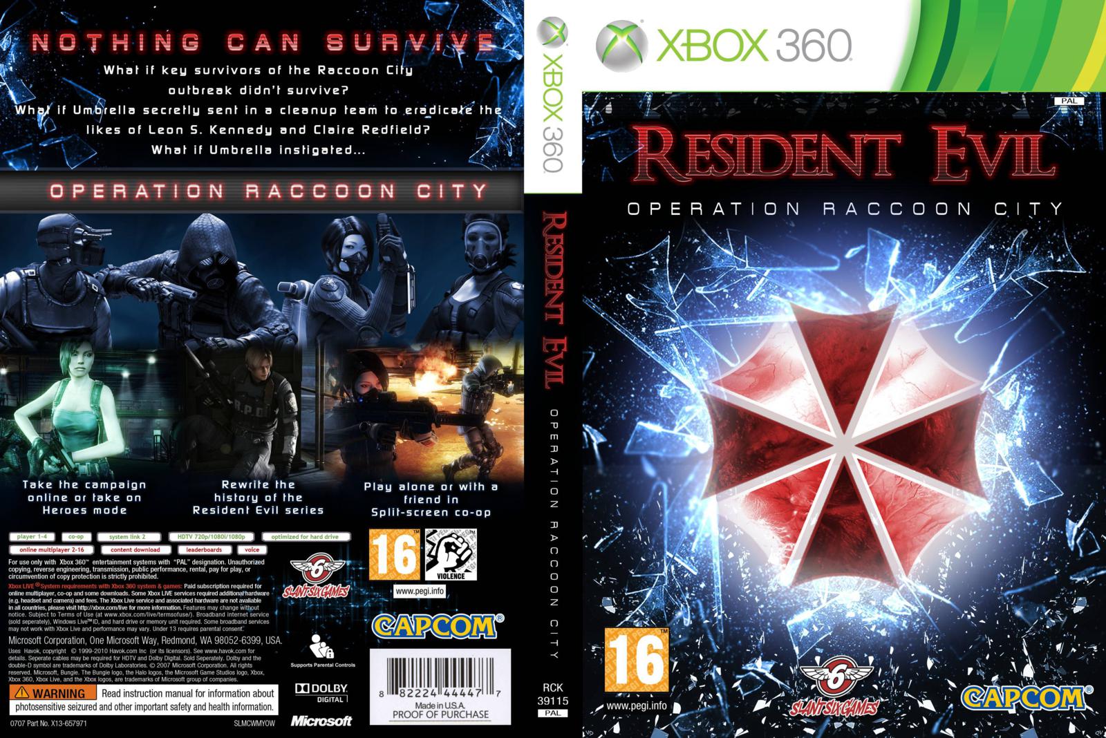 Resident Evil Games Xbox 360