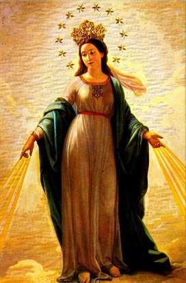 VIRGEN DEL MILAGRO (a. 1842) MADONNA DEL MIRACOLO Fiesta 20 de Enero