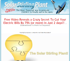 Solar Stirling Plant for Homes