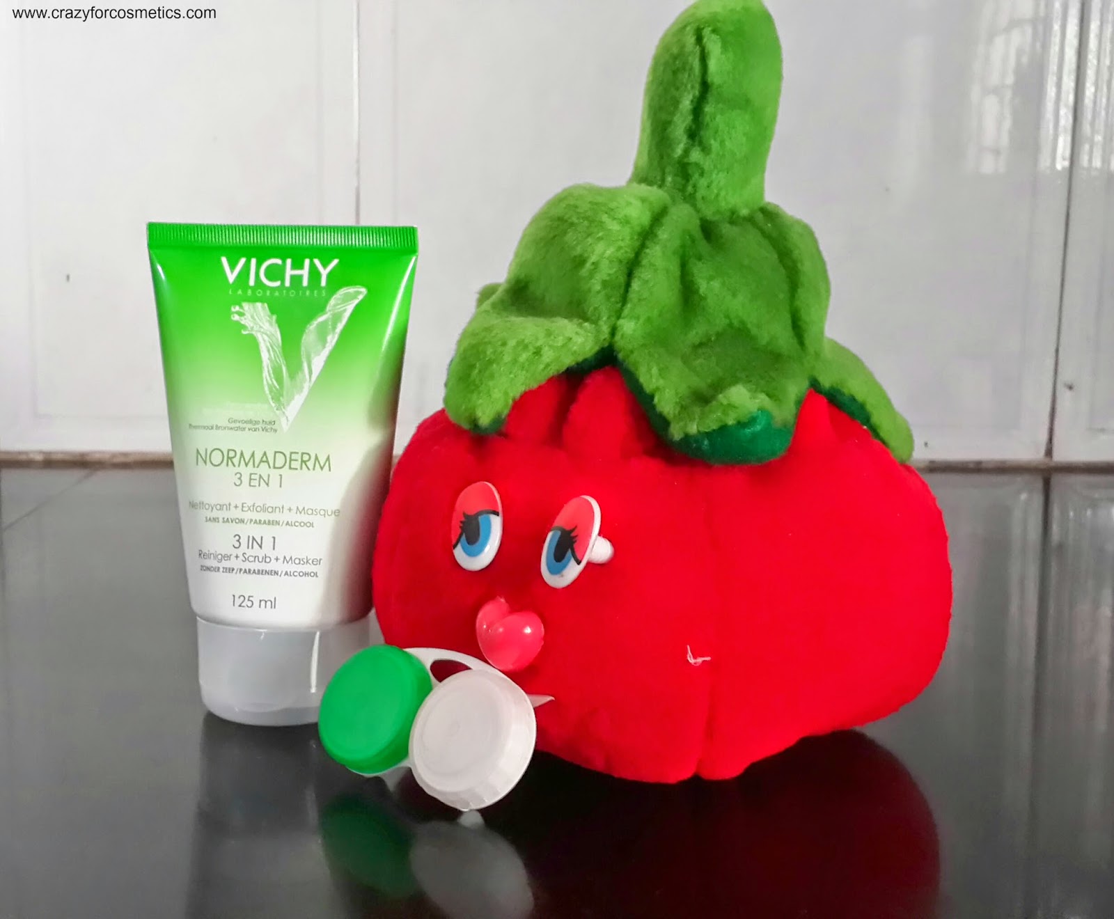 Vichy Normaderm 3 in 1 Cleanser Scrub Face mask review- Vichy 3 in 1 scrub mask review- Vichy 3 in 1 Scrub Face mask price- Vichy skincare range-Vichy Paris products