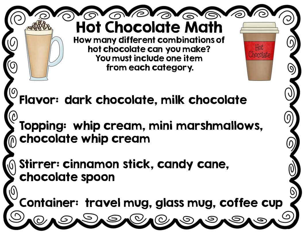 Math Monday - Problem Solving with Hot Chocolate - Elementary AMC