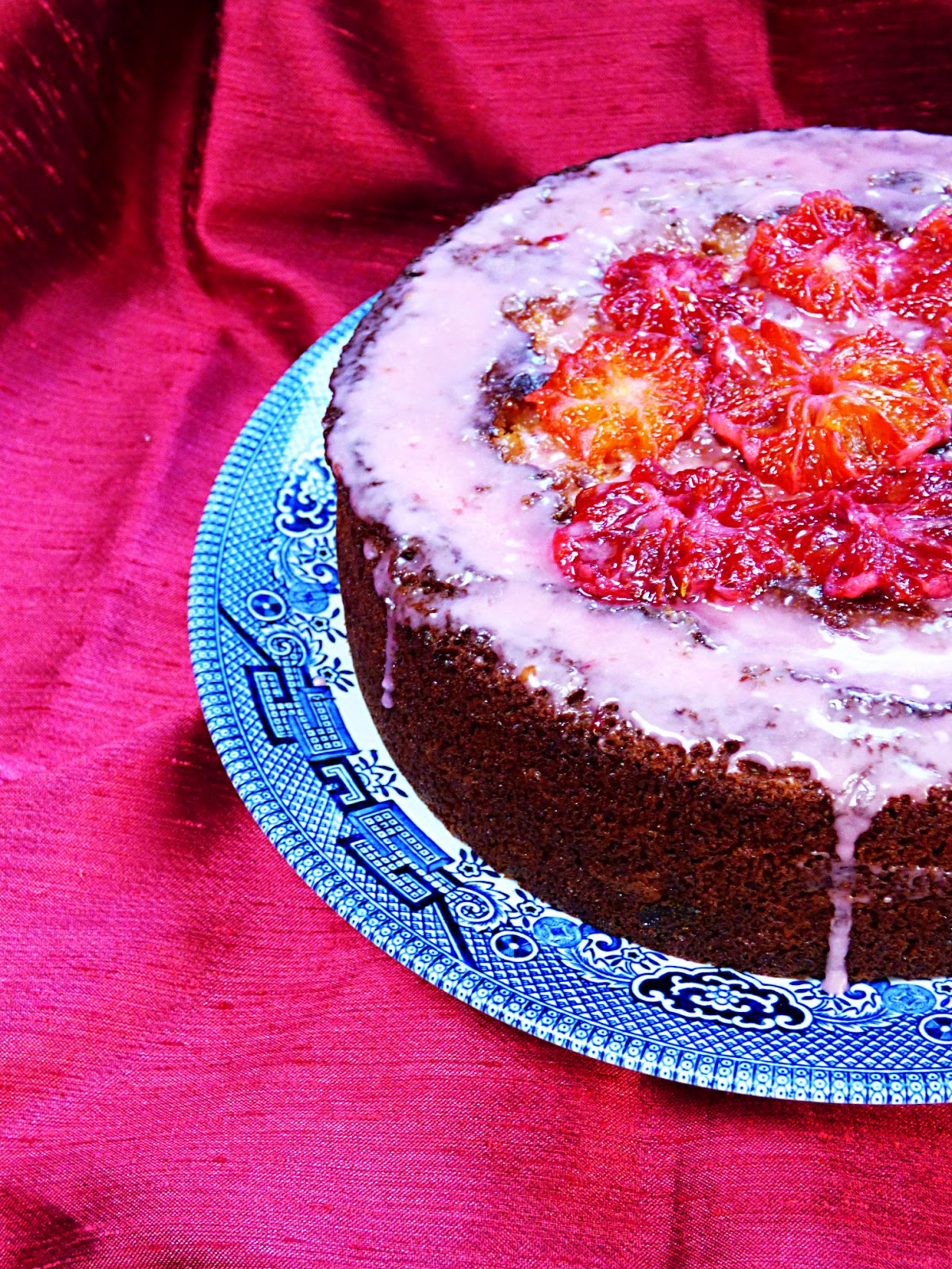 Chez Maximka Blood orange & marmalade cake for Burns Night