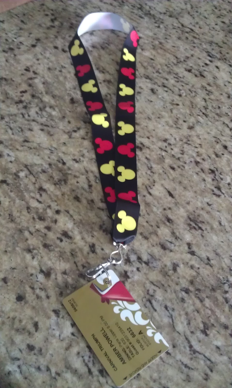 I saw that going differently in my mind... DIY Disney lanyards