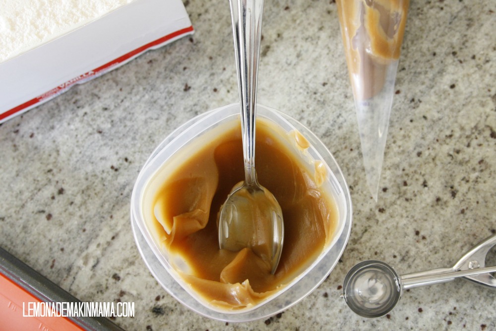 Lemonade Makin' Mama It's really all about the peanut butter sauce.
