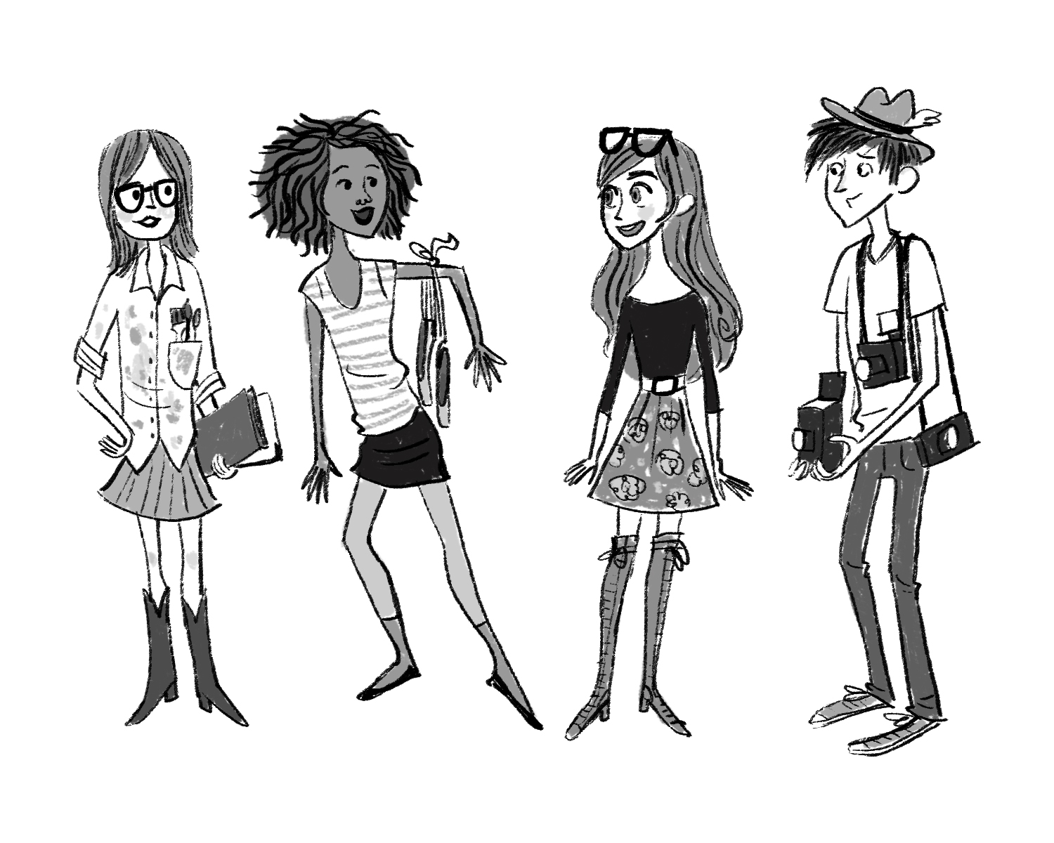 cheerleading drawings