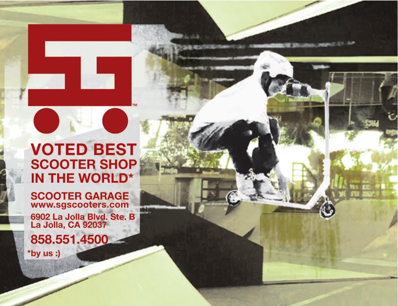 Inside Scooters Scooter Garage "BEST Scooter Shop In The World" Ad