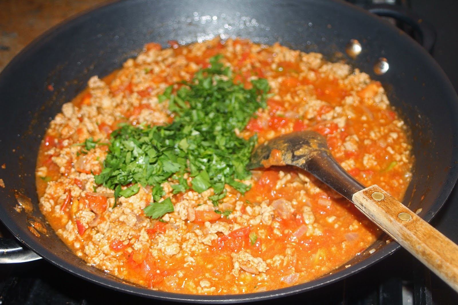 The Grub Files Cooking with Camissonia Curry Meat Sauce Over Rice