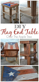 DIY Flag Table >> Over The Apple Tree