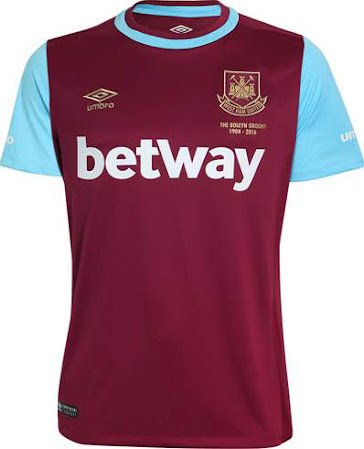 West Ham Umbro Away Shirt 2015/2016 Season Boleyn 1904-2016 Size XL BNWT 
