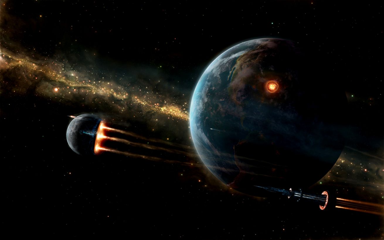 Earth From Space HD 3D Digital Art Earth From Space HD 3D Digital Art